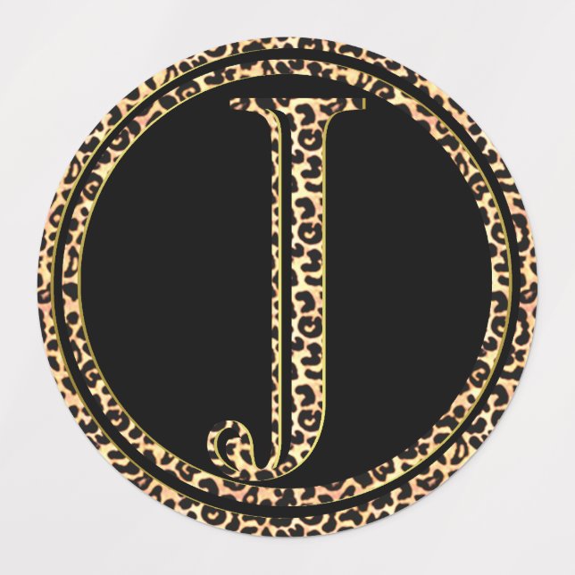 Leopard J Labels (Design 3)