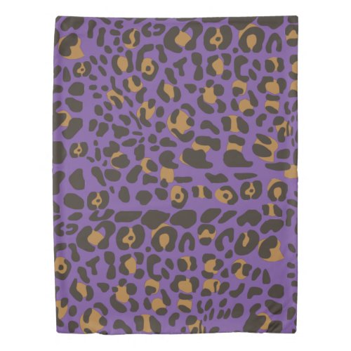 Leopard Jaguar Animal Print Pattern Duvet Cover