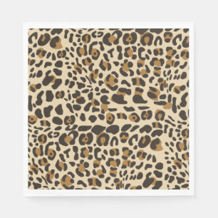 Leopard Jaguar Animal Print Pattern Napkins