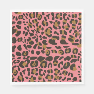 Leopard Jaguar Animal Print Pattern Napkins