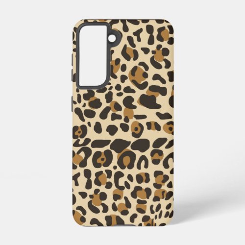 Leopard Jaguar Animal Print Pattern  Samsung Galaxy S21 Case