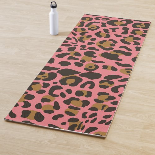 Leopard Jaguar Animal Print Pattern Yoga Mat