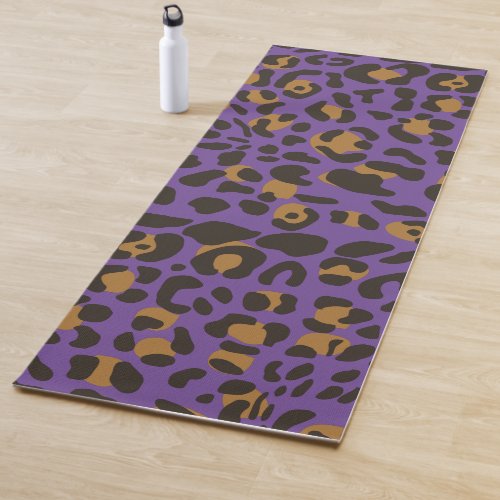 Leopard Jaguar Animal Print Pattern Yoga Mat