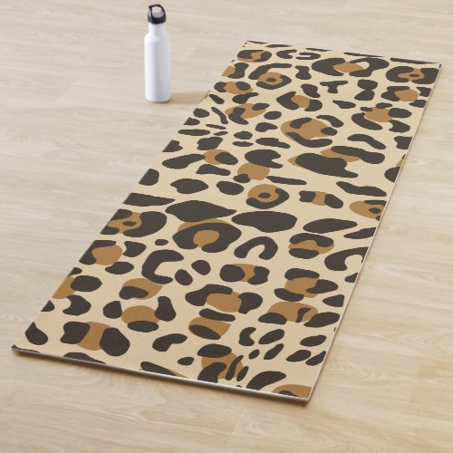Leopard Jaguar Animal Print Pattern Yoga Mat
