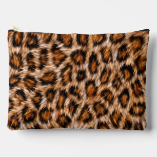 Leopard Jaguar Cat Brown Fur Pattern-24609 Accessory Pouch