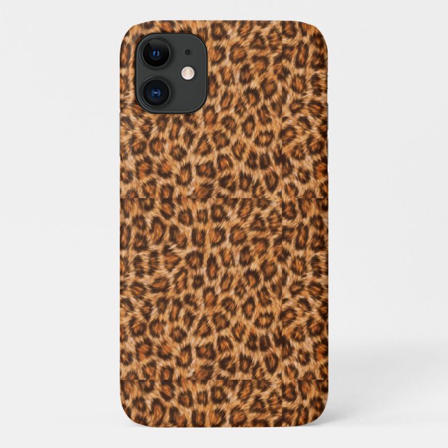 Leopard Jaguar Cat Brown Fur Pattern-24609 Case-Mate iPhone Case (Back)