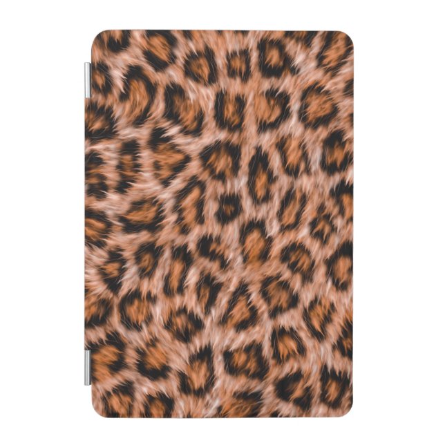 Leopard Jaguar Cat Brown Fur Pattern iPad Mini Cover (Front)