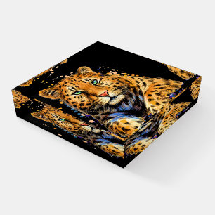 Leopard  Jaguar Cat Power Paperweight