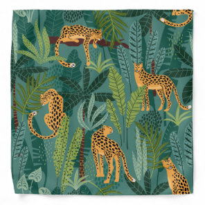 Leopard Jaguar Jungle Print Bandana