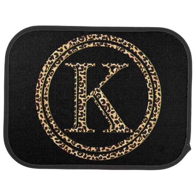 Leopard K Car Floor Mat (Rear)