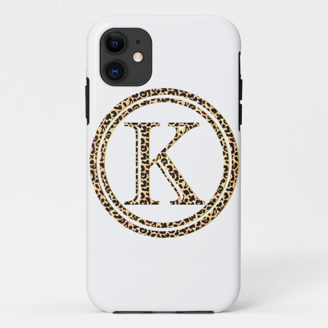Leopard K Case-Mate iPhone Case (Back)