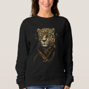 Leopard Karate Martial Arts Cat Judo Fighter Gift Sweatshirt
