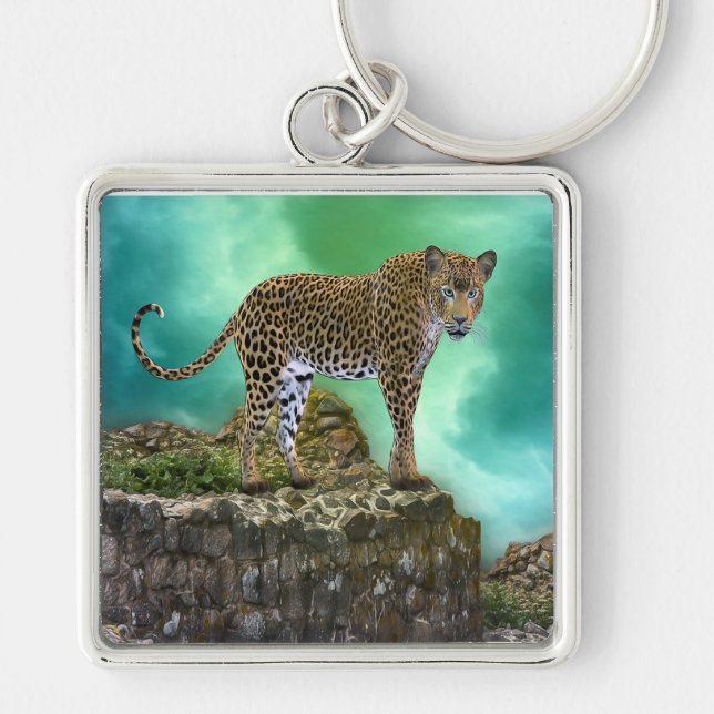 Leopard Keychain (Front)
