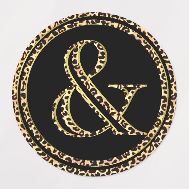 Leopard & labels (Design 3)