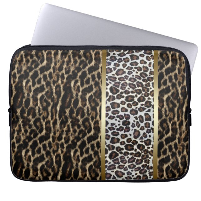Leopard Laptop Sleeve (Front)