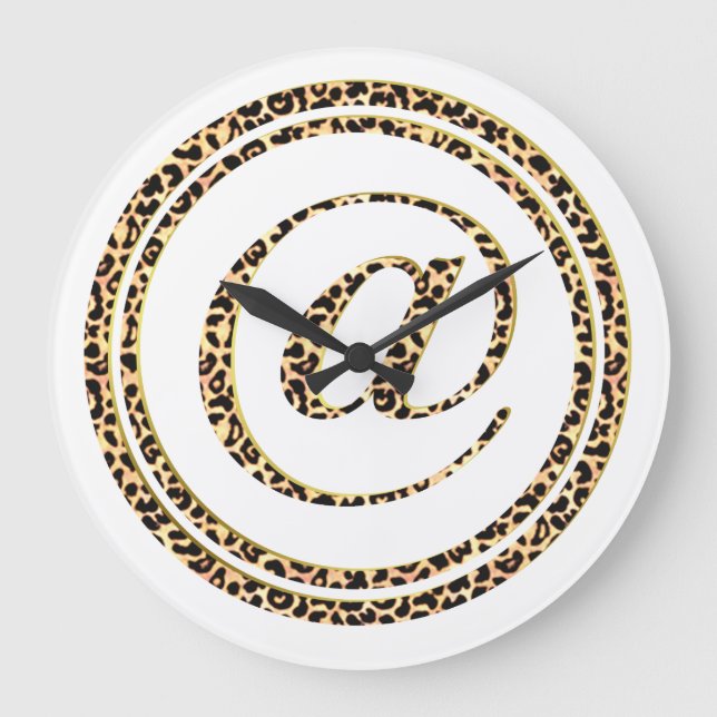 Leopard @ large clock (Front)