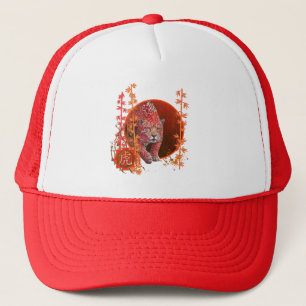 LEOPARD LEGEND OF THE JUNGLE TRUCKER HAT