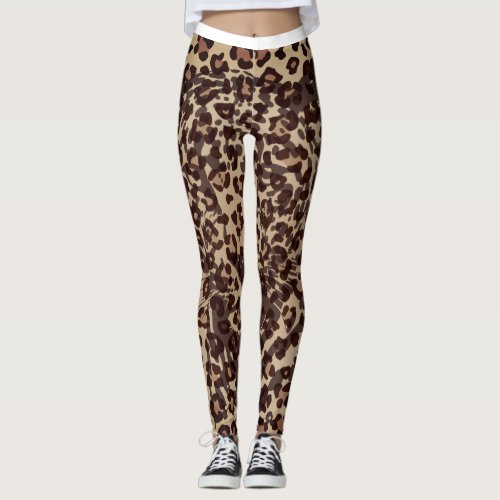 leopard leggings for womens and teens