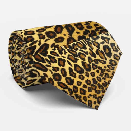 snow leopard tie