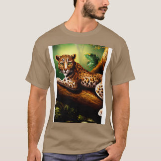 Leopard lies on Tree 1 T-Shirt
