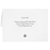 Leopard lily cards (Back Horizontal)