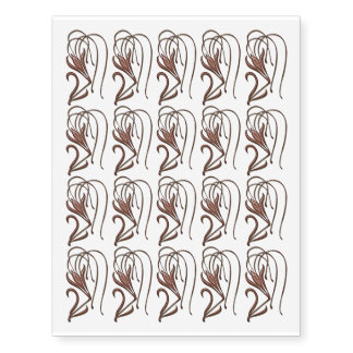 Leopard Lily Temporary Tattoos