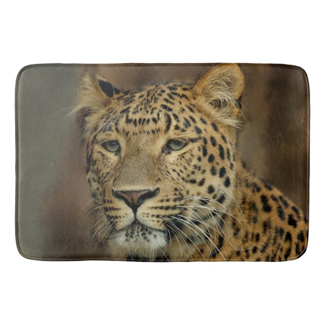 Leopard Lovers Art Bathroom Mat (Front)