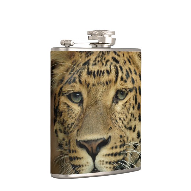 Leopard Lovers Art Flask (Right)