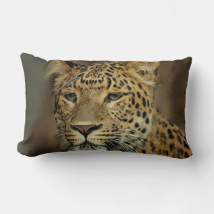 Leopard Lovers Art Lumbar Pillow