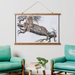 Leopard Lovers Hanging Tapestry