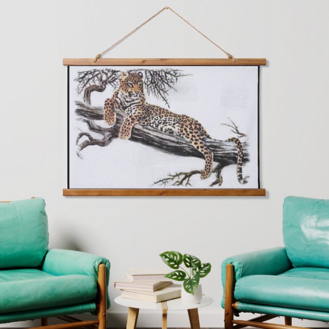 Leopard Lovers  Hanging Tapestry (Living Room)