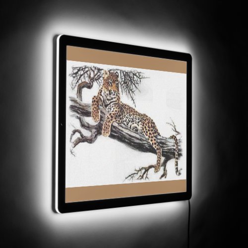 Leopard Lovers  LED Sign