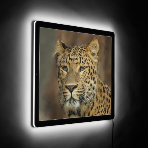 Leopard Lovers Wildlife  LED Sign