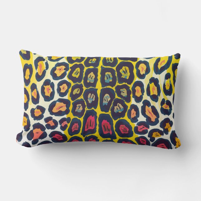 Leopard Lumbar Pillow (Front)
