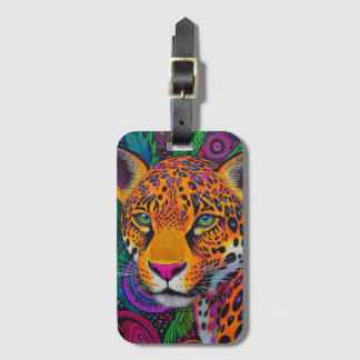 Leopard Luminous Luggage Tag