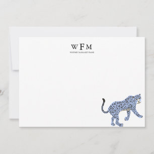 Leopard Luxe Stationary Note Card