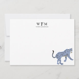 Leopard Luxe Stationary Note Card