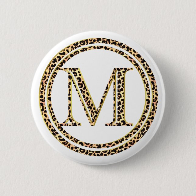 Leopard M Button (Front)
