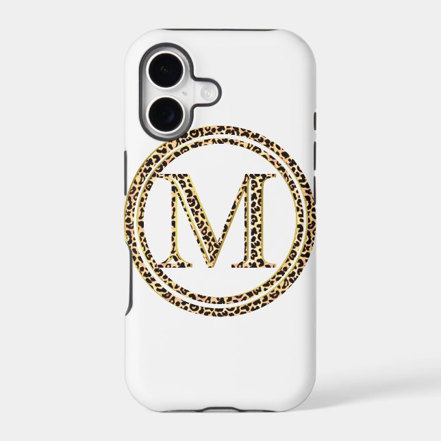 Leopard M Iphone Case (Back)