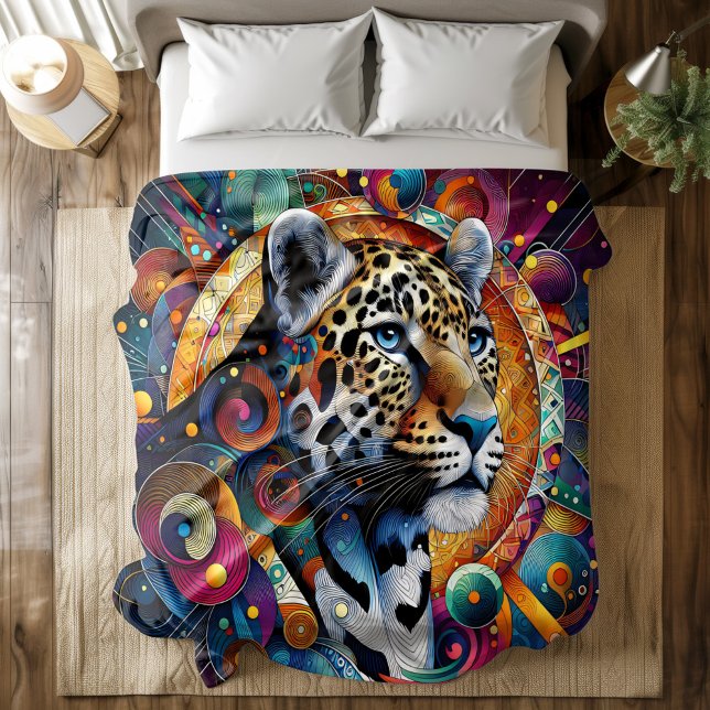 Leopard Majesty: Bold Jungle Vibes Duvet Cover (Creator Uploaded)