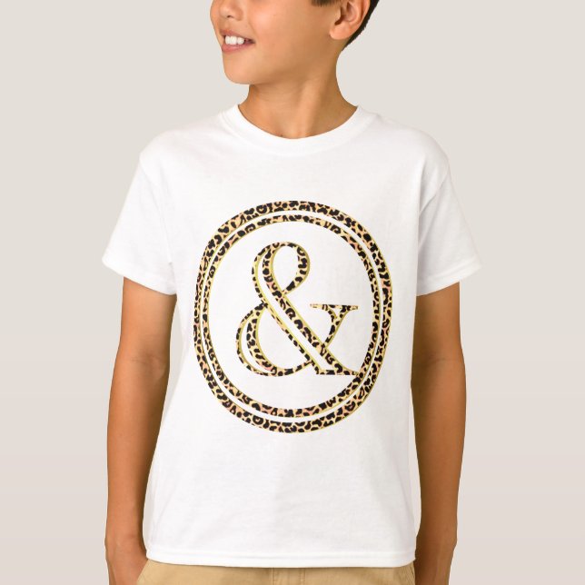 leopard mark & T-Shirt (Front)