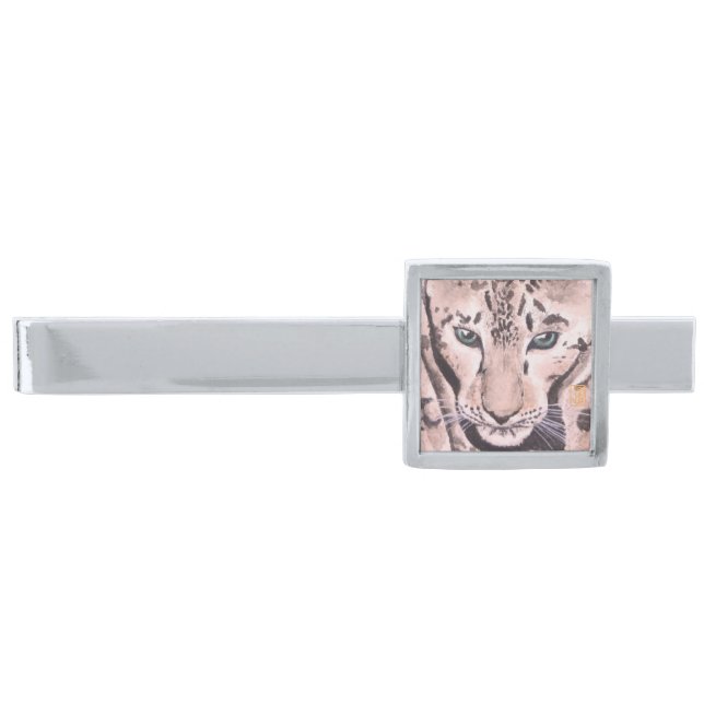 Leopard Men's Tie Clip (Front)