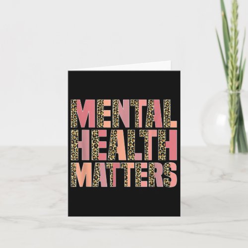 Leopard Mental Health S Awareness Month 