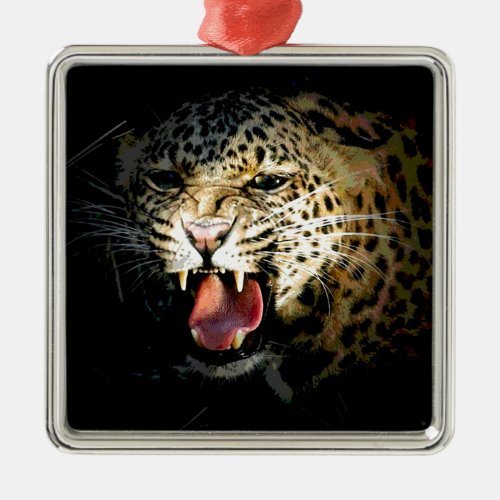 Leopard Metal Ornament