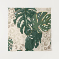 Leopard Monstera: Jungle Print Vintage.