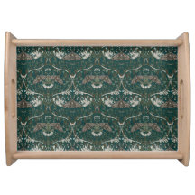 Leopard Moth and Honeysuckle Botanical Vintage 