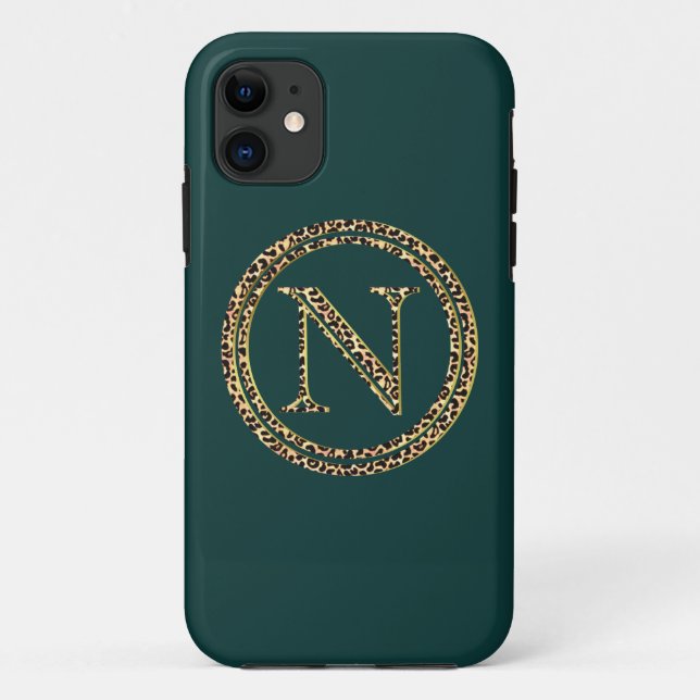 Leopard N Case-Mate iPhone Case (Back)