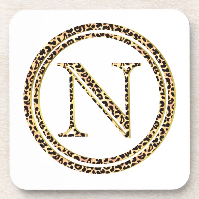 Leopard N Coaster (Front)