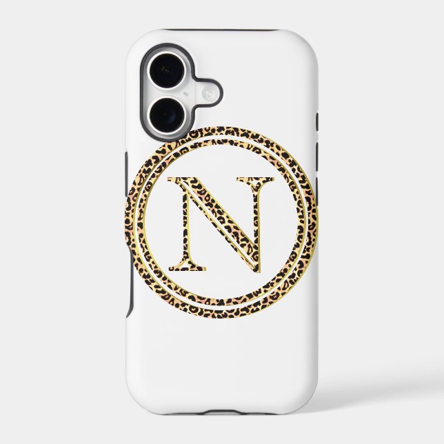 Leopard N Iphone Case (Back)