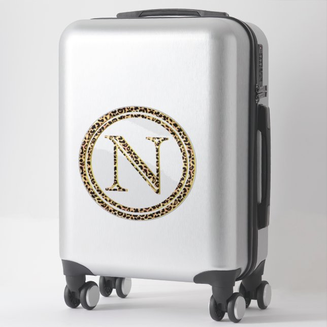 Leopard N Sticker (Suitcase)